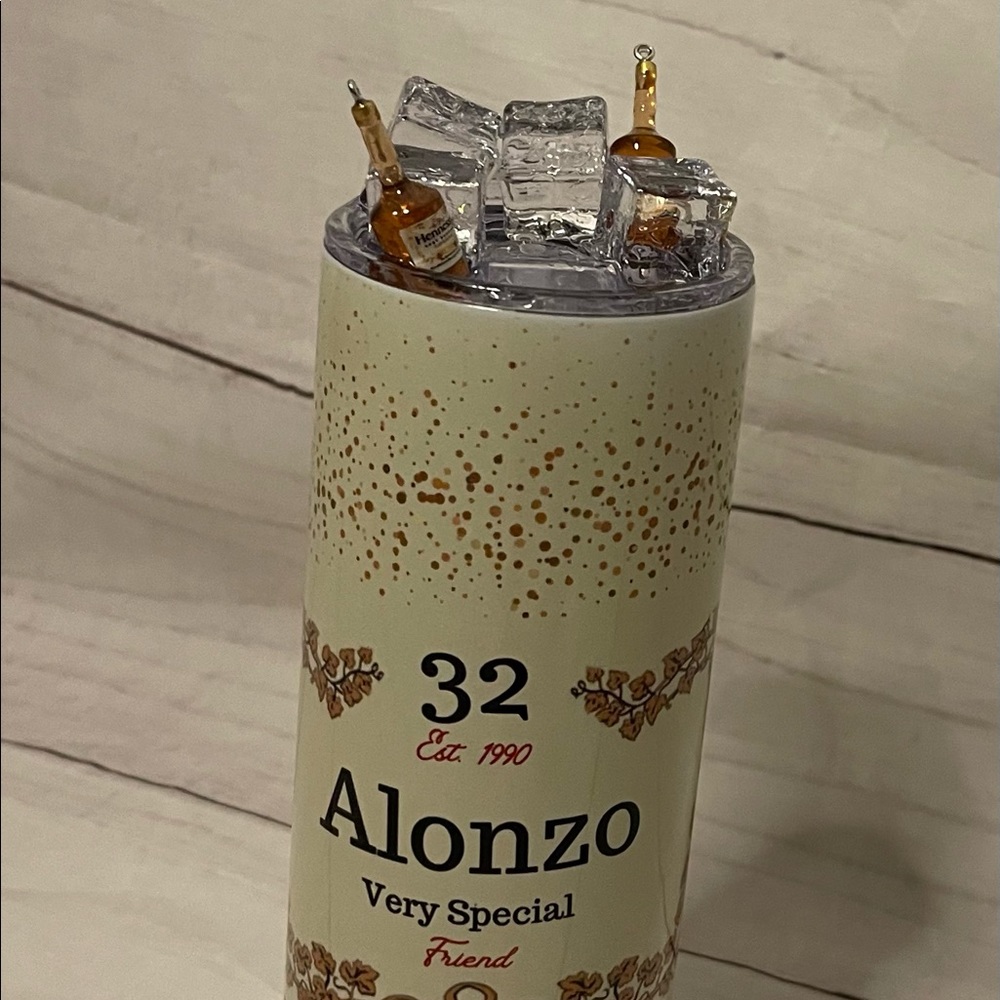20oz. Personalized Hennessy Tumbler